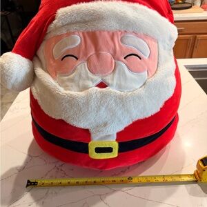 Squishmallows Red and White Santa 24”